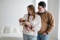 studio newborn photographer near woodbury mn