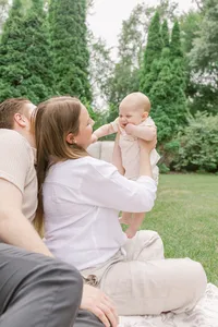 outdoor family photos in shoreview mn