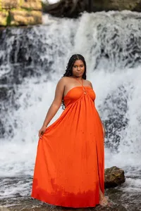 Indiana waterfall senior pictures MAC5015