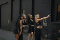 indiana senior model team selfie indianapolis