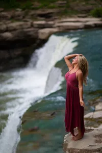 Indiana Waterfall picutres senior marci and christy photography5