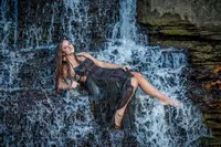 Indiana Waterfall picutres senior marci and christy photography3
