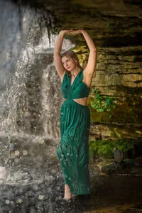 waterfall senior pictures indiana marciandchristy5014