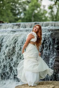 Indiana waterfall senior pictures MAC5023