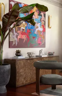 Art with Sideboard on Angle
