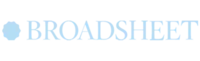 Broadsheet logo in blue