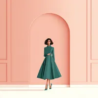 u6249121442_Bright_pastel_pink_interior_model_in_emerald_gree_c177579c-3339-492e-97b7-a96a201cb5cf_0