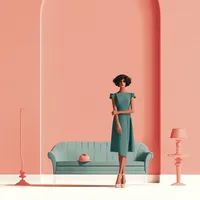u6249121442_Bright_pastel_pink_interior_model_in_emerald_gree_3f8c964c-7af8-42ef-8ab3-5b8c08f44a6b_3