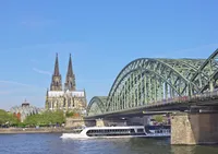 AMA Cologne Germany River and Cathedral