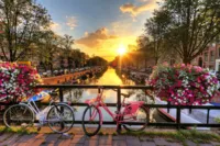 AMA amsterdam sunset bikes