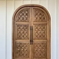 9 ft tall solid mahogany doors imported from madrid spain- Gracemore Estate