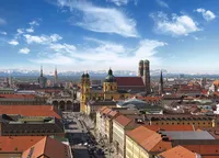 Altstadt, München mit Alpenpanorama © München Tourismus, Thomas Klinger