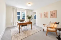Bright Traditional Home Office Reading Room