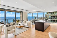Sunlit Coastal Luxury Living Space