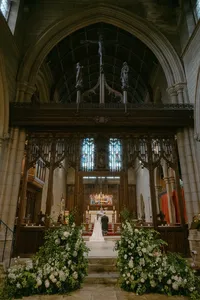 Yorkshire Moorlands Floral Wedding at St Bartholomew's Church_6