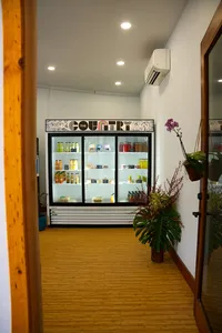 Grab and go fridge at The Country Eatery Cafe and Juicery on Oahu's North Shore