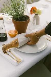 Beautifully arranged catering platters for a private gathering in Hawaii