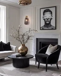 FOLDED ORIGAMI_GREY Notting Hill Living Room