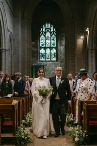 Yorkshire Moorlands Floral Wedding at St Bartholomew's Church_4