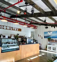 Juice bar and cafe counter at The Country Eatery and Juicery