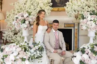 Blush Pink Wedding Styling Bowcliffe Hall Yorkshire - 9