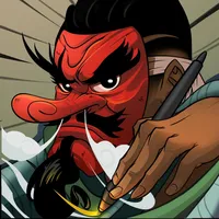 kalani-lindsey-tengu-mask-self-portrait-digital-illustration