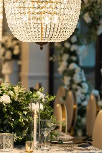 White flowers and elegant wedding styling with white floral arch
