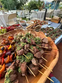 Catering dishes prepared with farm-fresh ingredients on Oahu