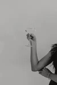 black-white-arm-wine-glass-toast