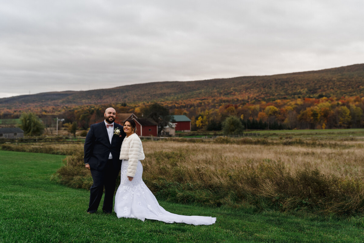 Kara & Rob wedding at New Leaf Farm in Waymart, PA