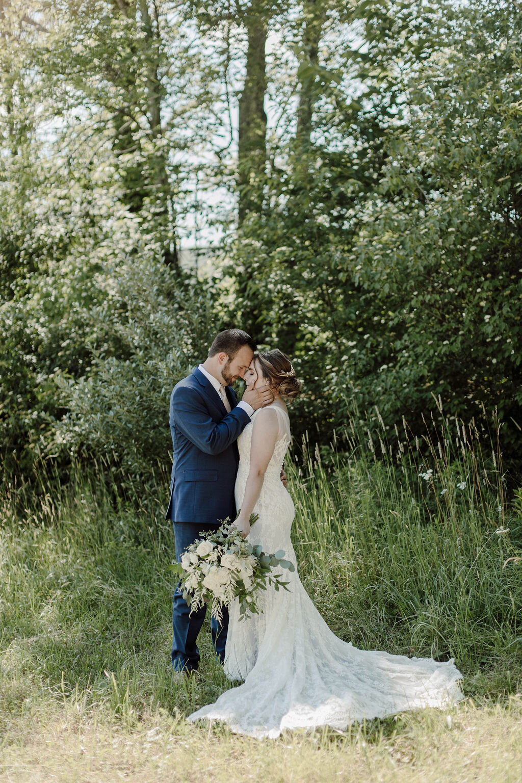 Allie & Nathan wedding at New Leaf Farm in Waymart, PA