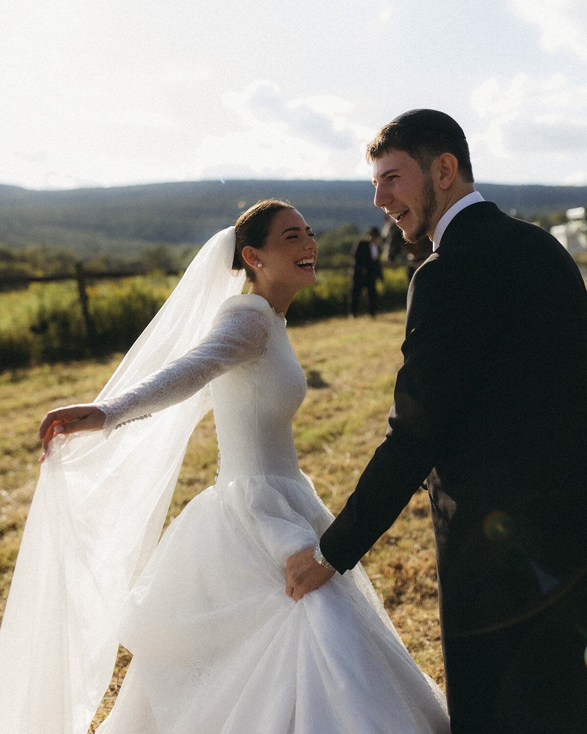 Chaya & Shalom wedding at New Leaf Farm in Waymart, PA