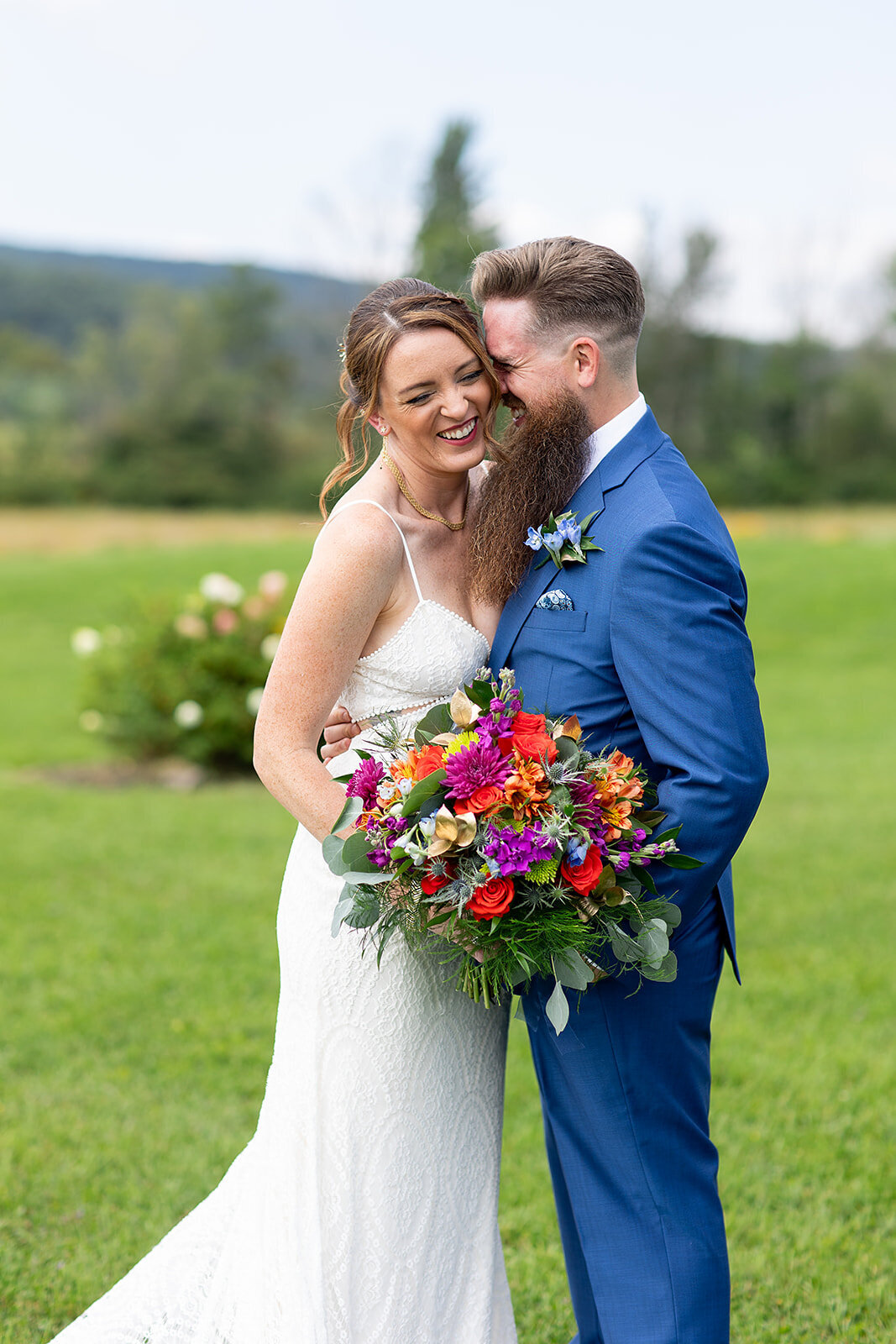 Lauren & Matt wedding at New Leaf Farm in Waymart, PA