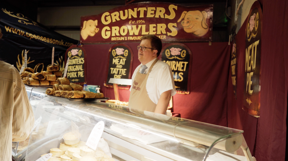 The Grunters & Growlers pie stall
