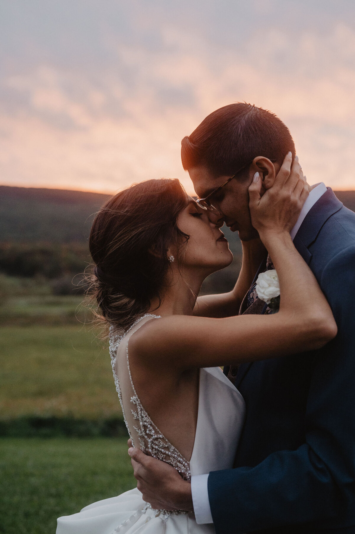 Emily & Aaron wedding at New Leaf Farm in Waymart, PA
