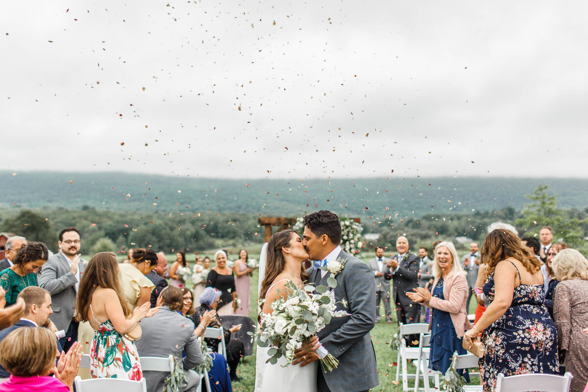 Sam & Leo wedding at New Leaf Farm in Waymart, PA