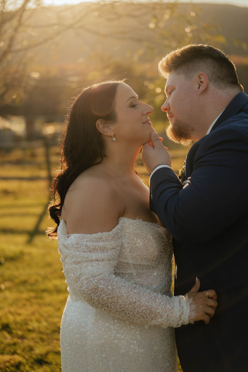 Bailey & Robert wedding at New Leaf Farm in Waymart, PA