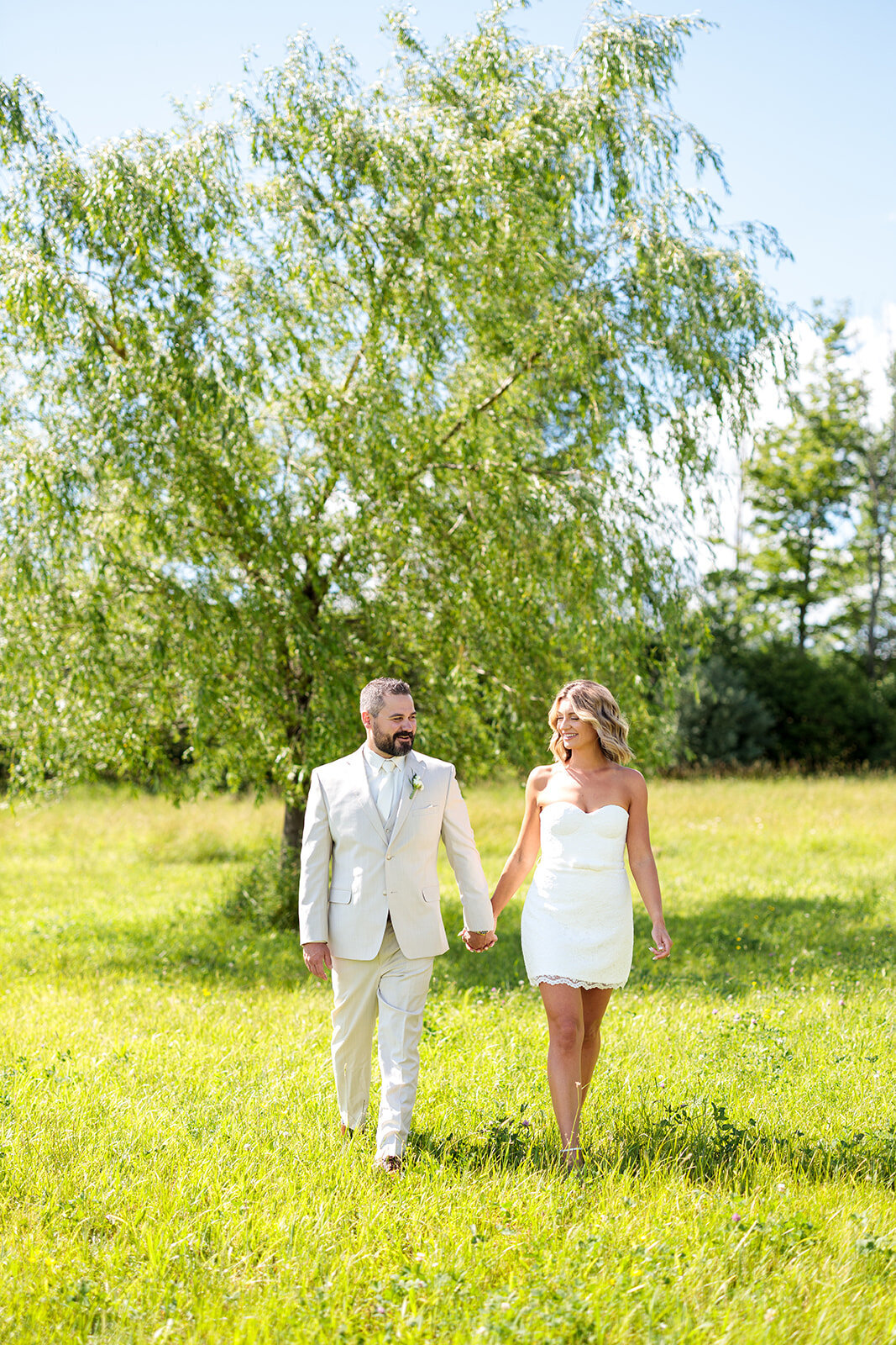 Kim & Sal wedding at New Leaf Farm in Waymart, PA