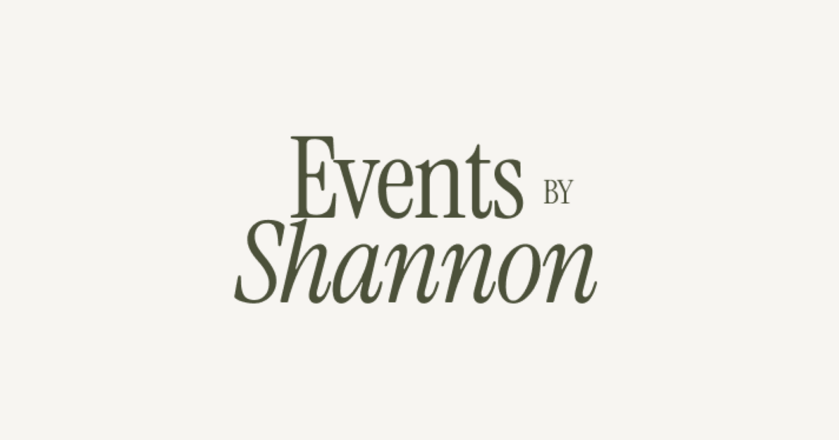 Events by Shannon — wedding