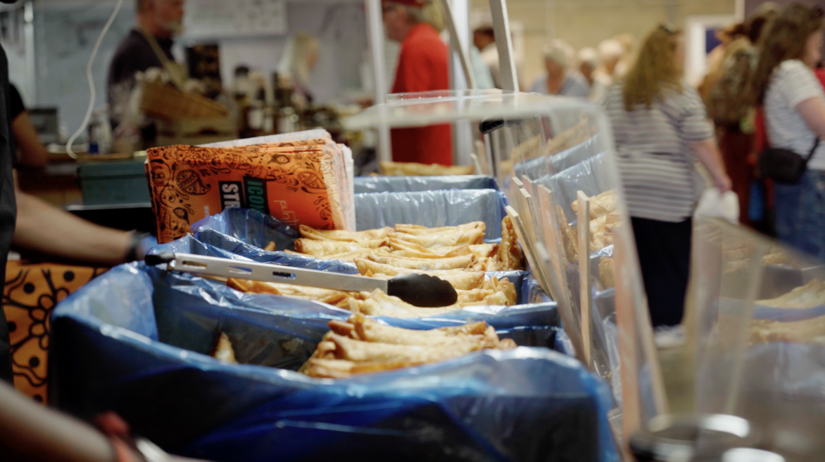 Street food at the food hall