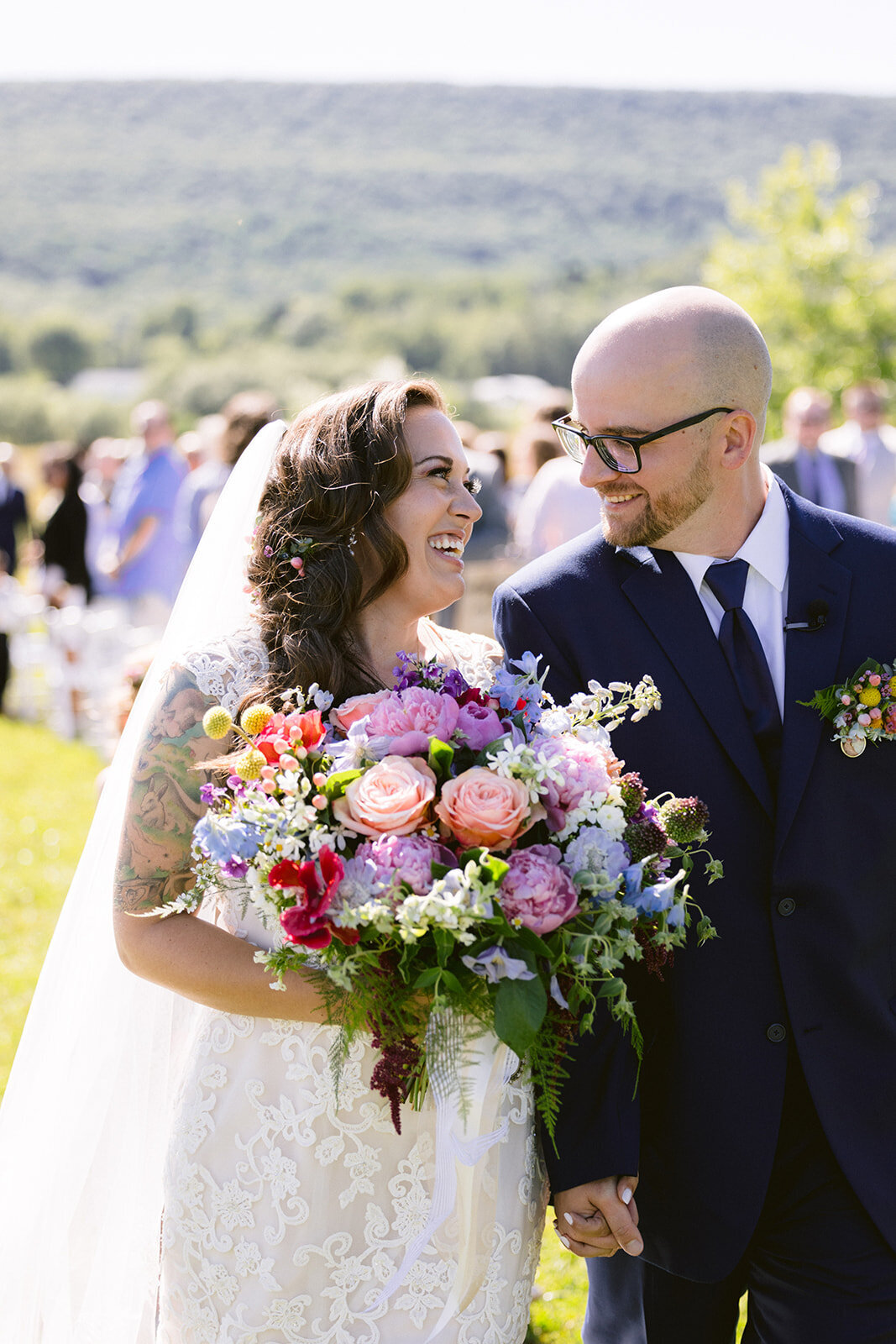 Amanda & Jeff wedding at New Leaf Farm in Waymart, PA