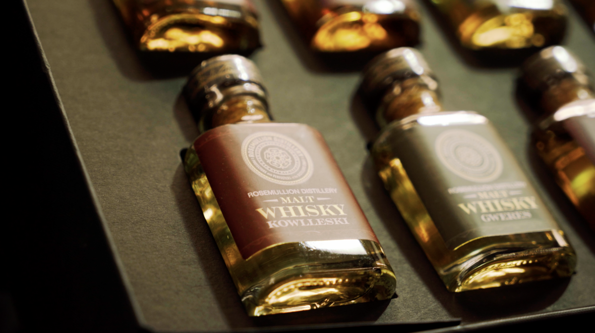 Rosemullion malt whisky miniatures