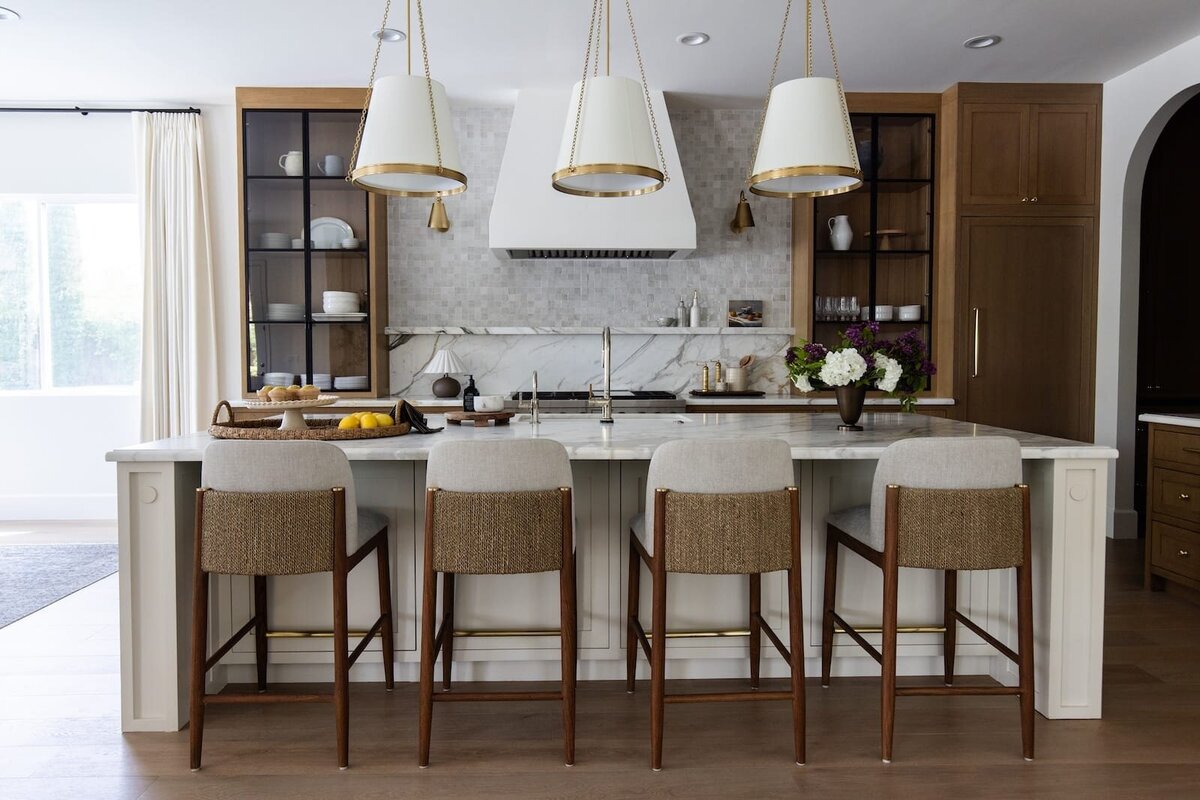 Warm Contemporary Kitchen Remodel by Vegas Remodels project photo