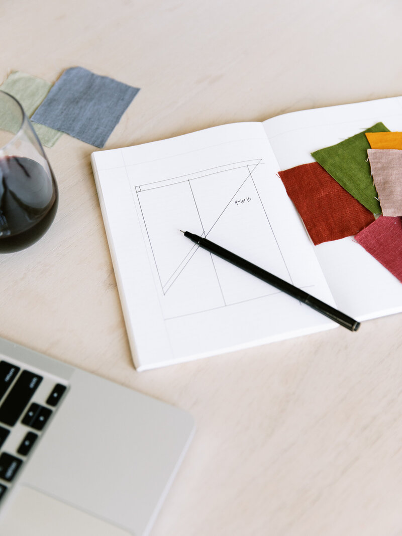 Interior design workspace