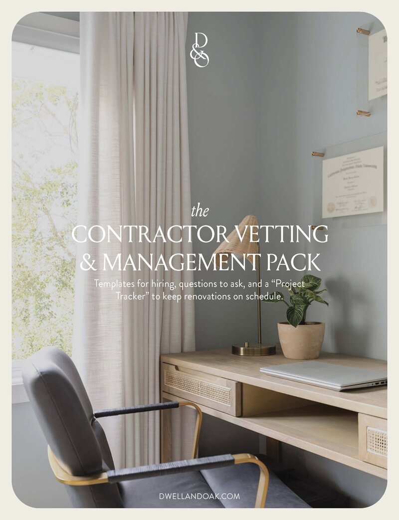 Questions to Ask Before Hiring a Contractor | Dwell & Oak