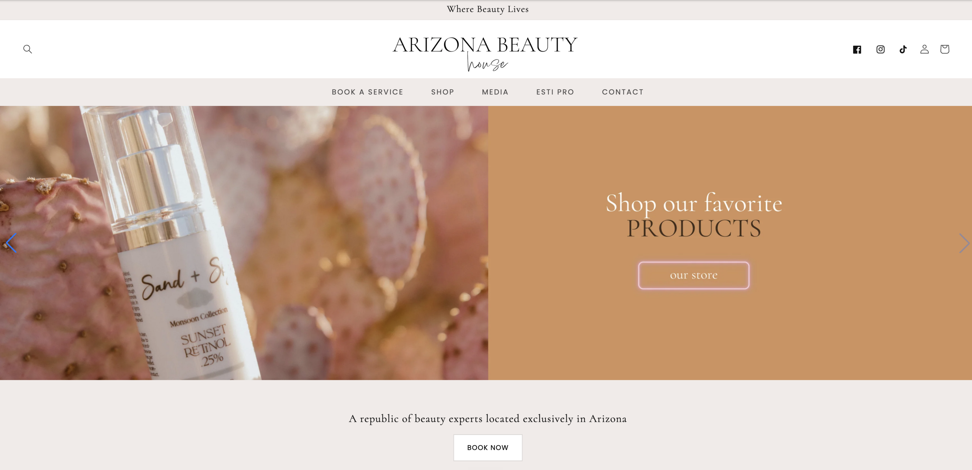 Anonymous beauty brand project