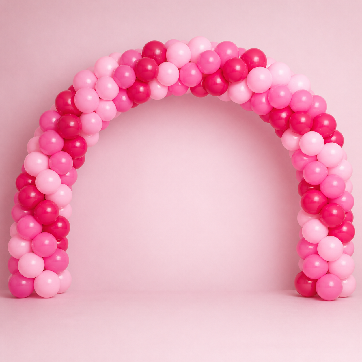 Classic spiral balloon arch