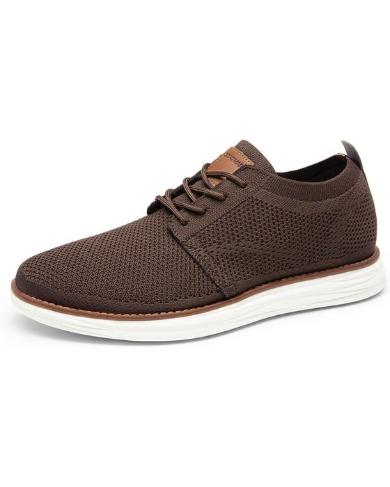 Brown Knit Dress Sneakers — Shoes fall family photo outfit idea