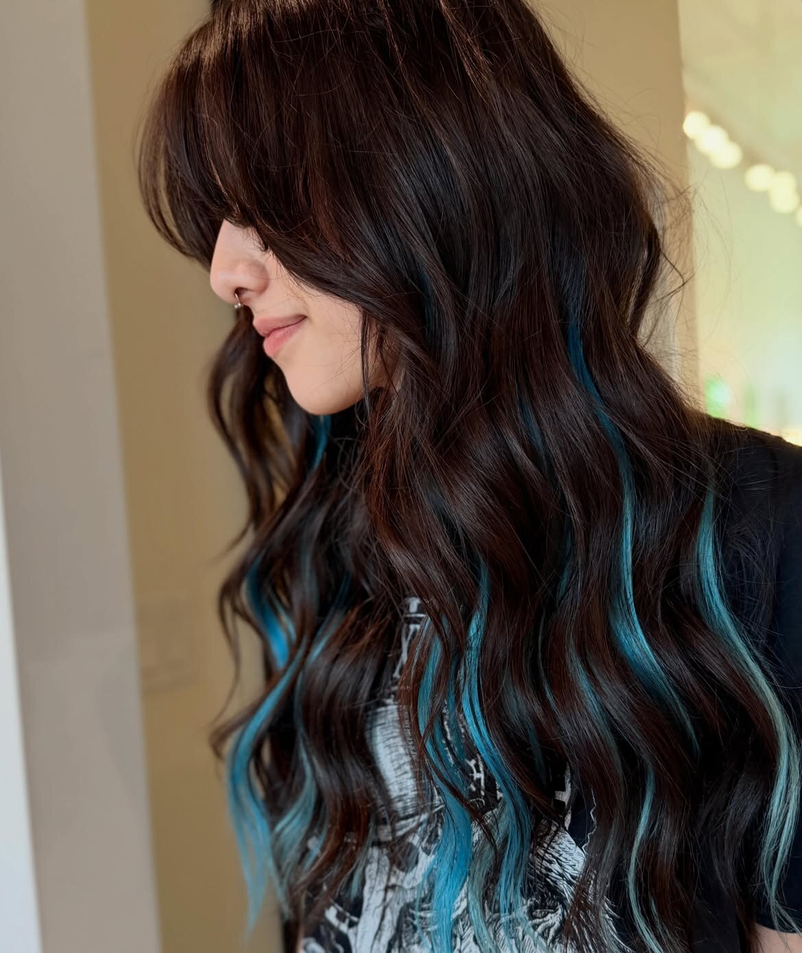 Hand-tied extensions by the team at Echelon Salon in Eagle, Idaho