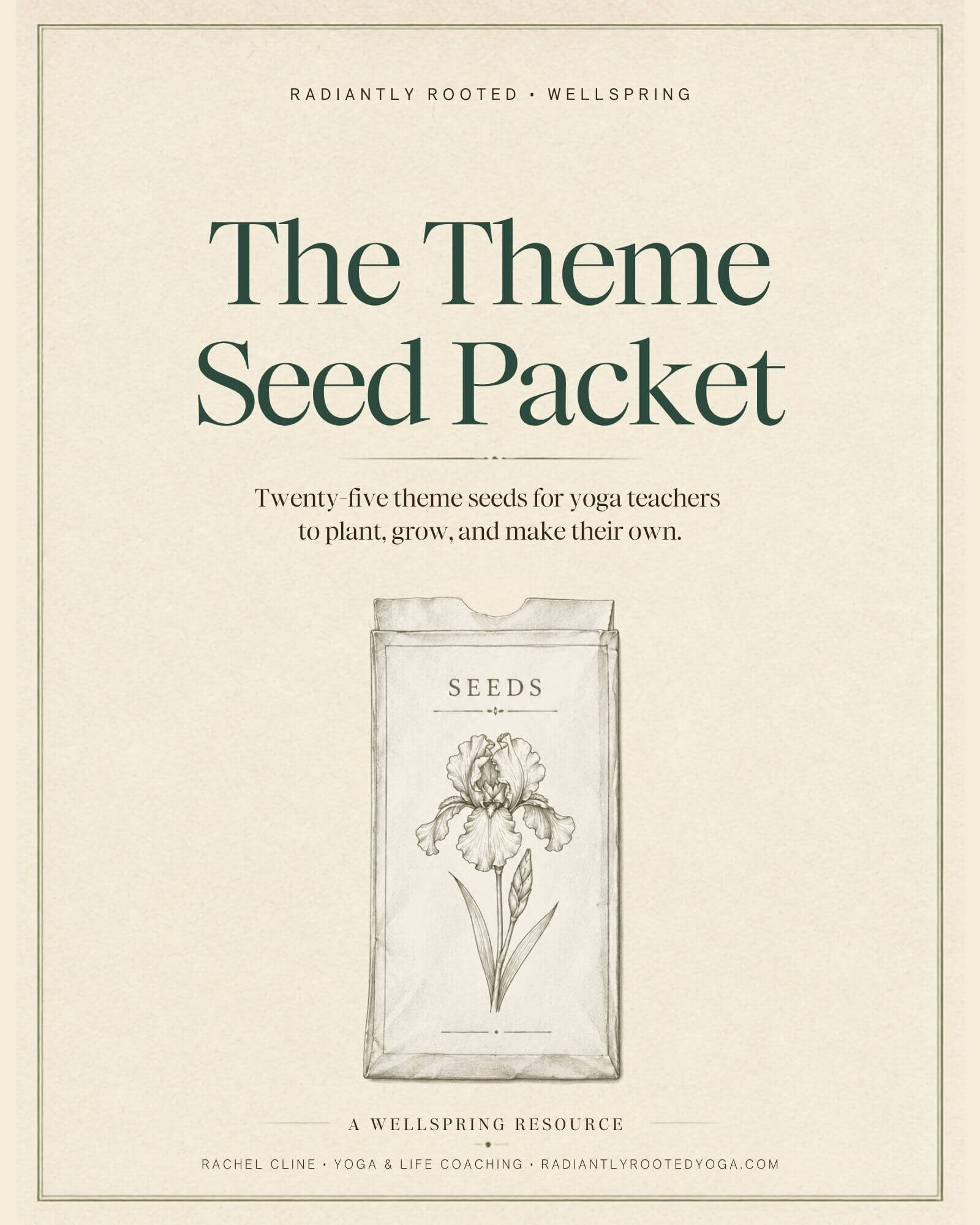 Theme Seeds Packet cover